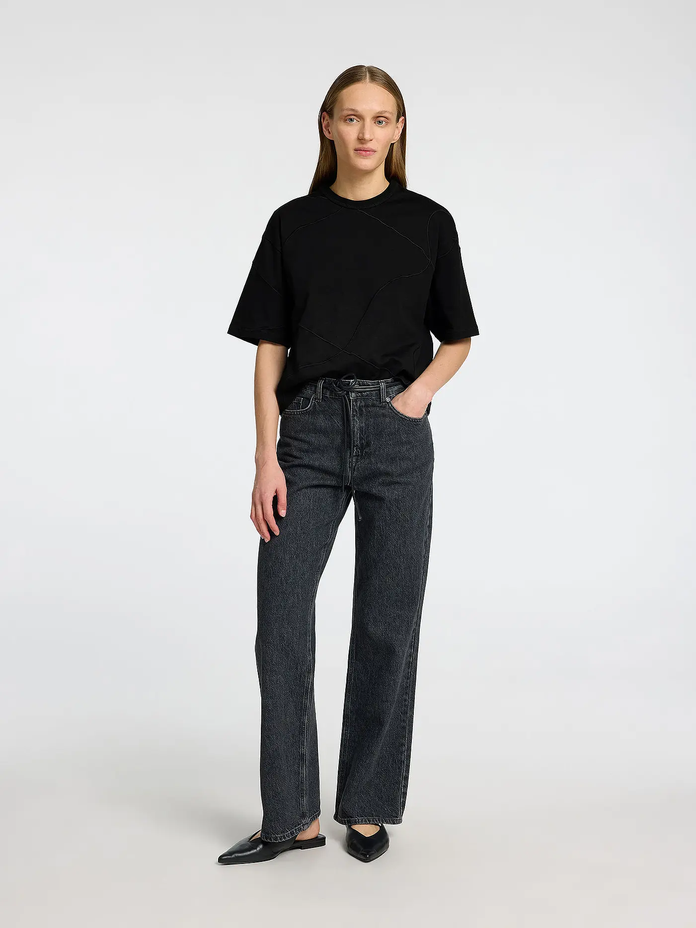 SELECTED FEMME | T-Shirt SLFPENNY | schwarz